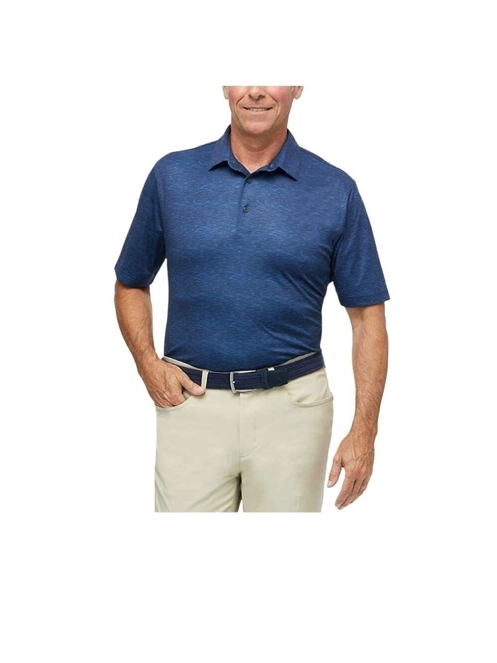 New-greg Norman Signature Collections ML75, Moisture Wicking, SPF50+ Polo Shirt